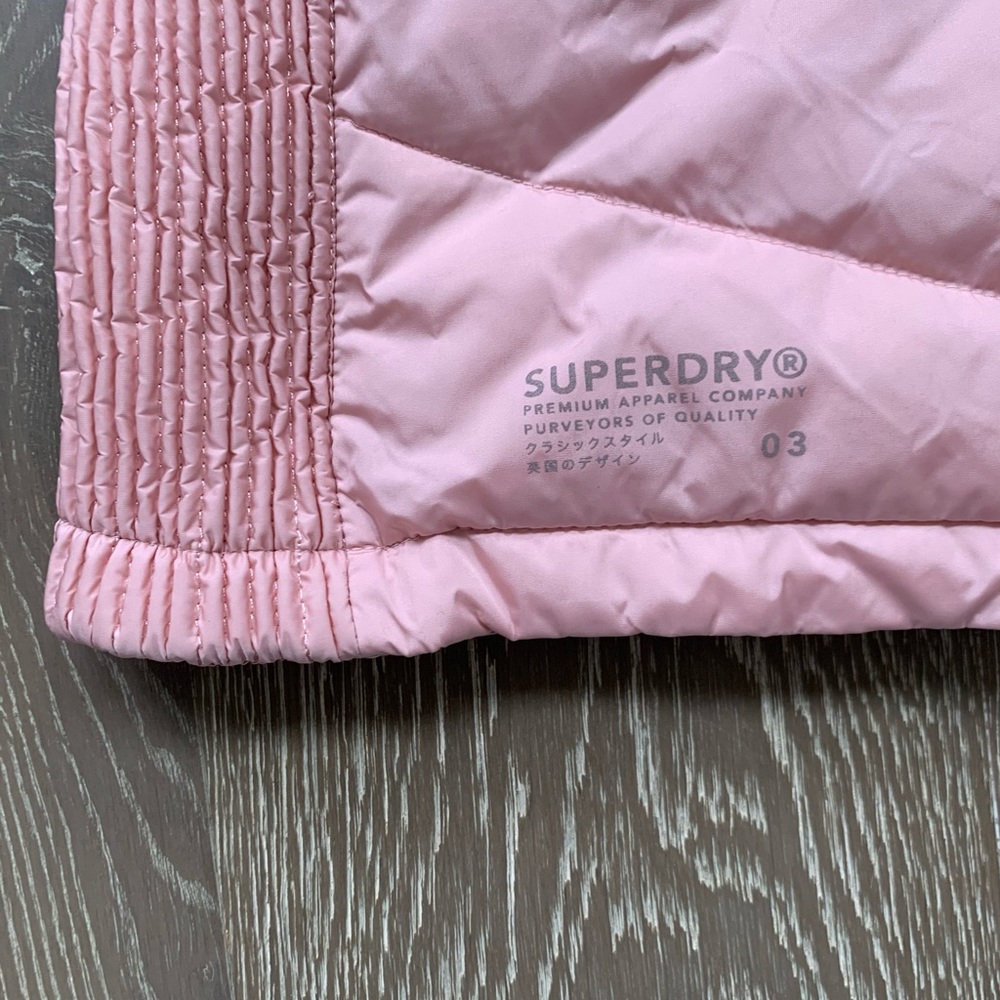 Superdry Luxe Fuji Jacket in pink - Picture 7 of 10